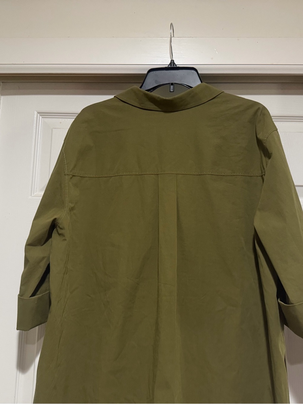 Lafayette 148 green olive shift dress size xl - Picture 9 of 9